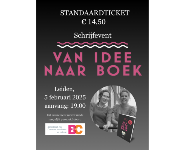 Schrijfevent Leiden, Van idee naar boek