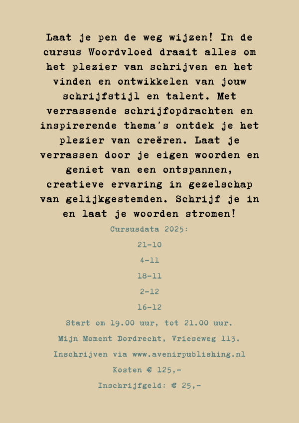 Cursus Woordvloed