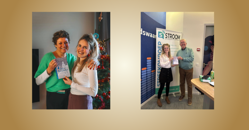 Celeste Engwerda met de fotografe van Stichting Still en Paul Marseille